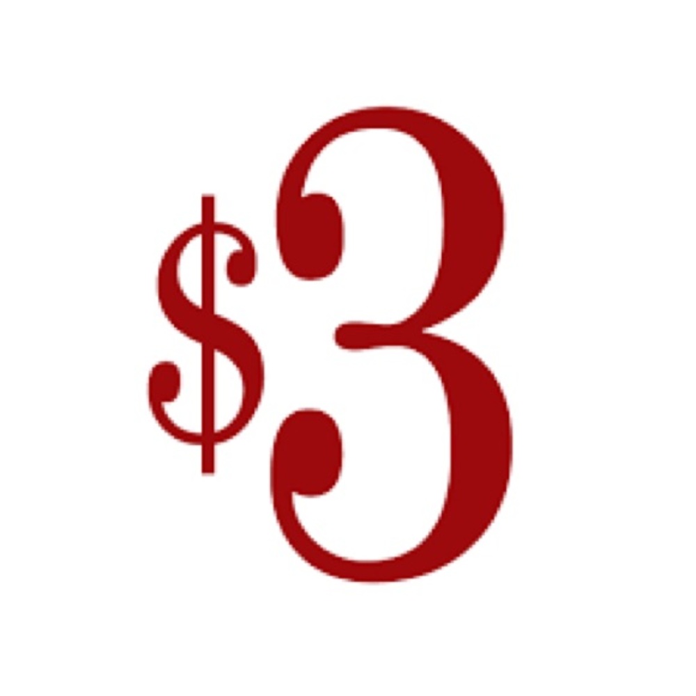 $3 unlisted item